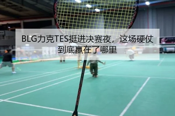 BLG力克TES挺进决赛夜，这场硬仗到底赢在了哪里